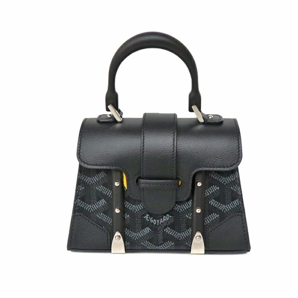 Goyard Saigon Structured Bag Jet Black